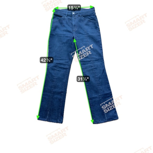 Joe's THE ALEXIS bootcut jeans size 31 with front slits dark blue - Picture 7 of 12